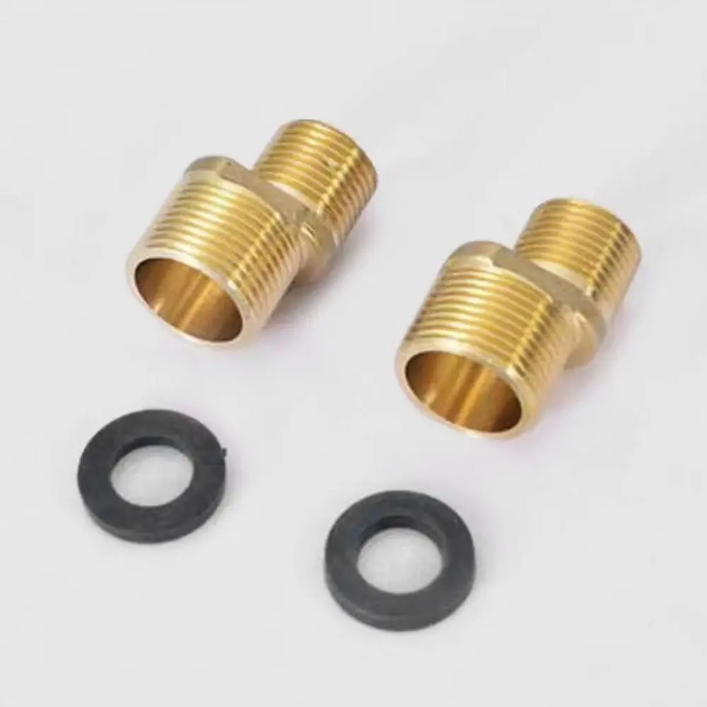 Copper Angled Curved Foot Lengthened Thickened Eccentric Screw Corner Angle Adjustment Wall Mounted Shower Faucet Adapter