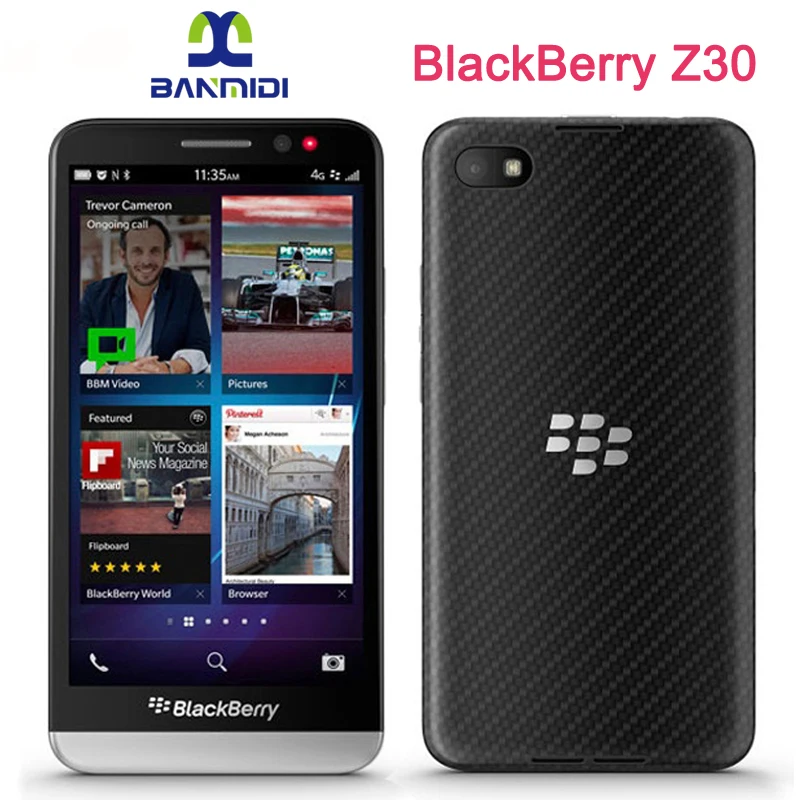 OriginalUnlockedBlackBerryZ30MobileCellPhoneDualcore4GLTE