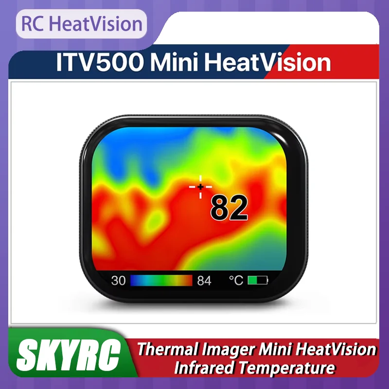 Caméra thermique SkyRC Mini HeatVision ITV500 – 300°C, écran tactile 1,83"