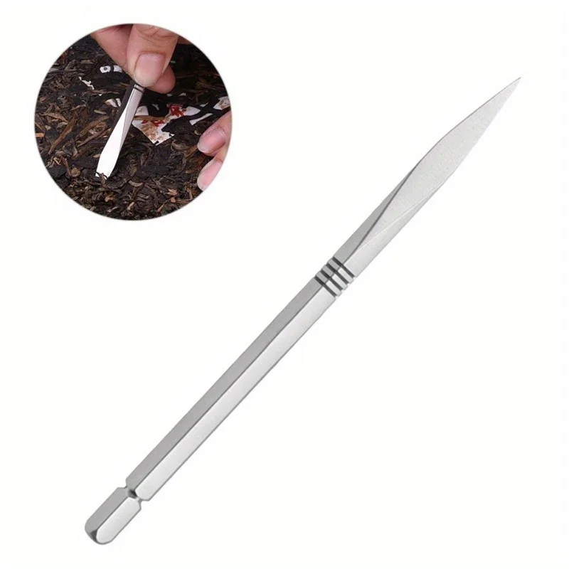 Description Picture 2 of itemStainless Steel Tea Needle Set-Puer Tea Ceremony Scoops Delicate Tea Leaf Cutter Holiday Gifts for Tea Enthusiasts-Ideal