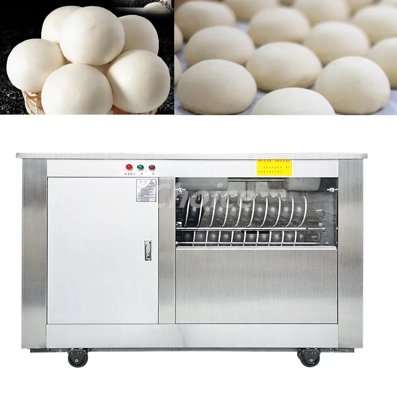 

Automatic Commercial Dough Divider Rounder Pizza Bread Steam Bun Dough Cutting Rolling Machine Round Bun Forming Machine