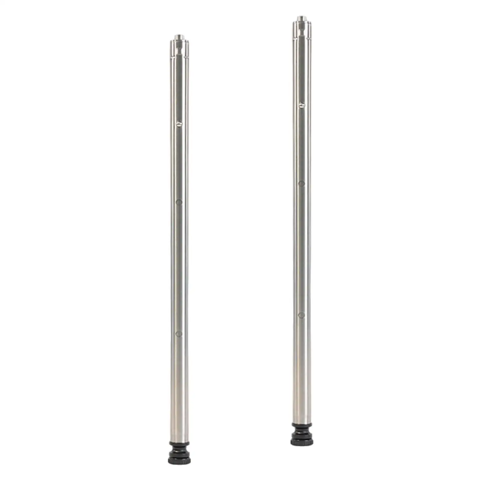 2 Pieces Camping Table Legs Telescopic Compact Furniture Legs Hardware Easy to Install Outdoor Travel Accessories Leg Brackets