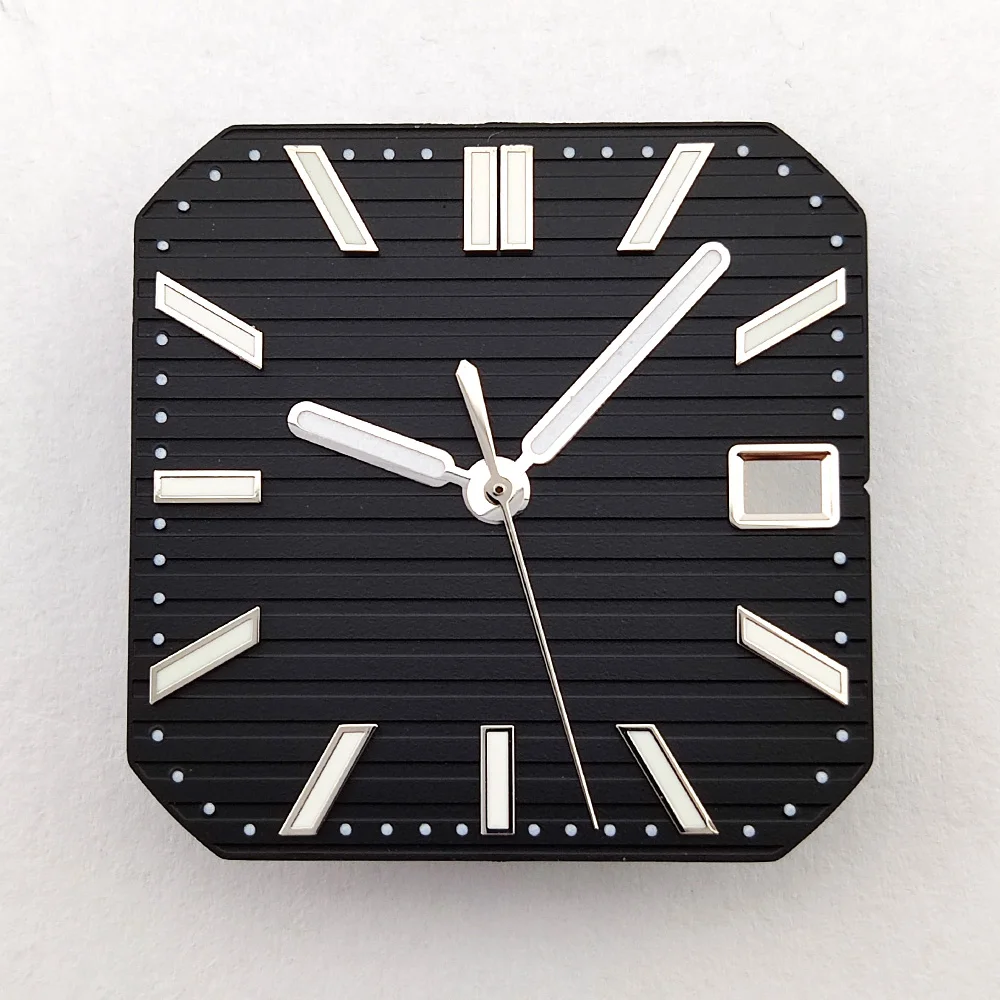Men's Automatic Watch Kit - Square Dial, Waterproof 316L Stainless Steel Case