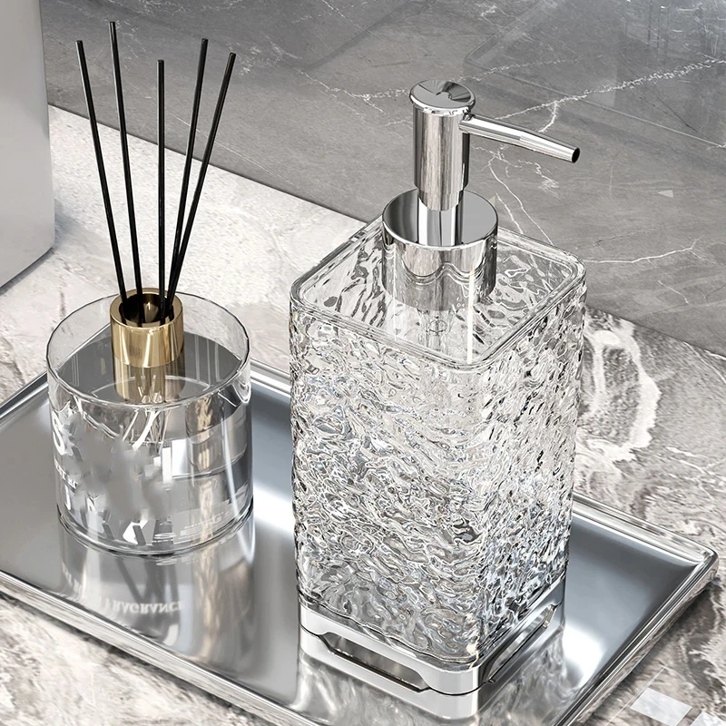 Hands Foaming Soap Dispenser Press-type Bathroom Liquid Soap Bottle Refillable Dish Container Hand Washer Soap Dispenser Soap Dispenser Bottle Foaming Soap Dispenser Foam Pump Bottle