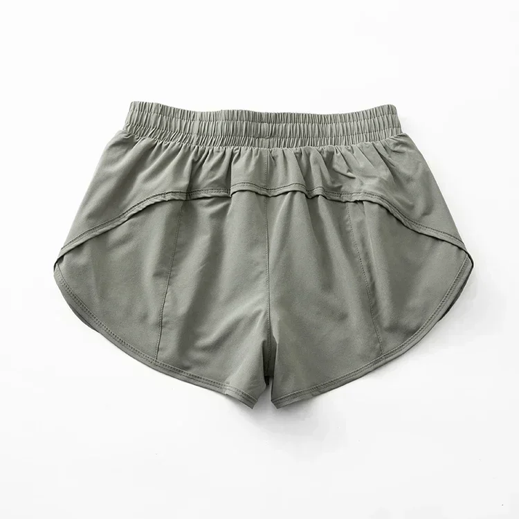 Lemon Biker Shorts Women Mesh workout Shorts Tennis Female Sports Trend High Waist Gym Running Fake Two Pants Training Clothes