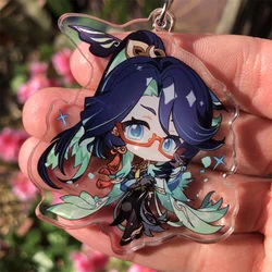 Genshin Impact Xianyun Cosplay Anime Badge & Keychain Set (2)