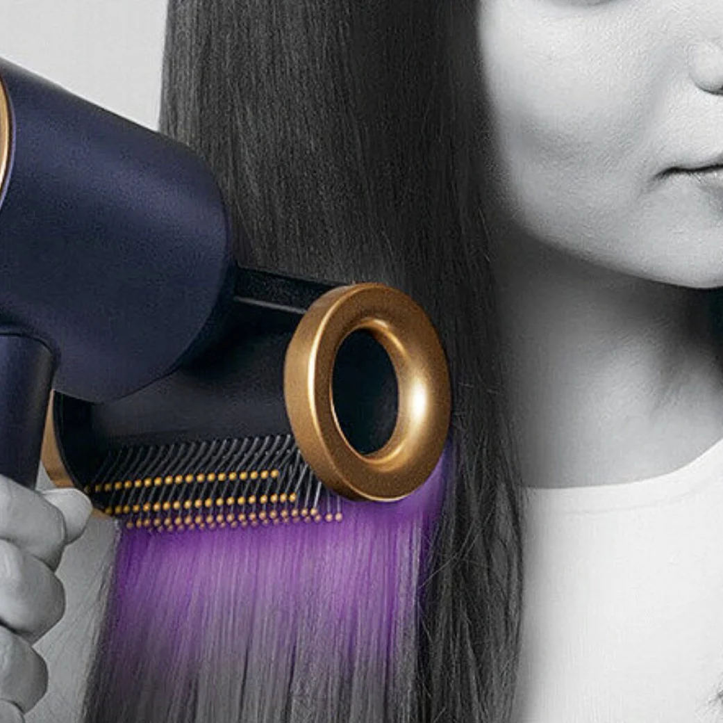 Super Hair Dryer With New 2-in-1 Nozzle & Hair Curling Nozzle Professional Styling Hairdryer For Styling Tool Hairdryers