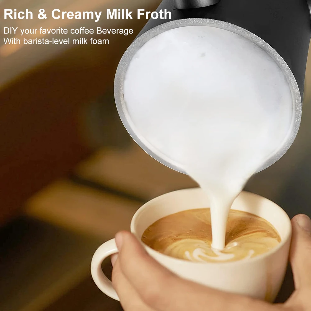 Electric Milk Frother 4 in 1 Milk Foamer Machine For Coffee Cappuccino Latte Automatic Hot and Cold Milk Foam Blender 220V FG-M 5