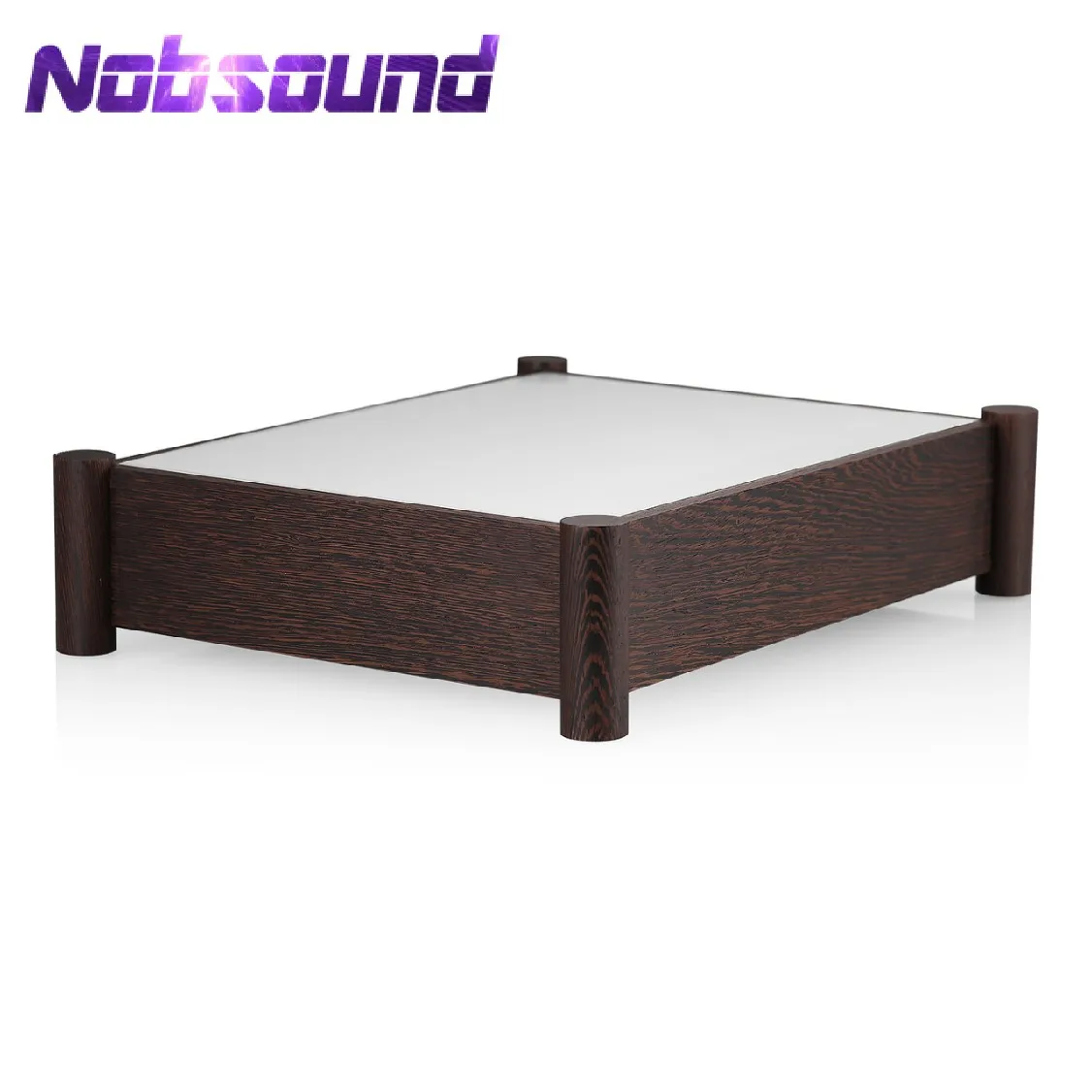 Nobsound HiFi Tube Amplifier Housing Wood+Aluminium for DIY Tube Amplifier Chassis Box