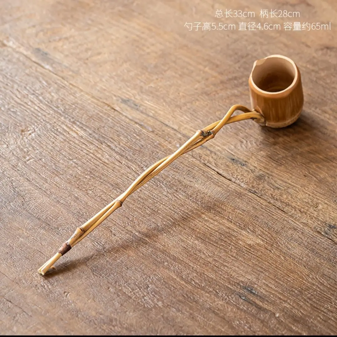 Cuchara de té de bambú de estilo japonés, accesorios para Ceremonia de té,  agua, estilo largo - AliExpress, image size:1080x1080