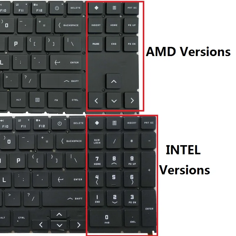 Eua Latin la Espanhol sp Teclado Portátil para hp Omen 15-en 15-ek 16-b 16-c Tpn-q238 Tpn-q236 Q265 Q267 com Luz de Fundo Novo - Imagem 3