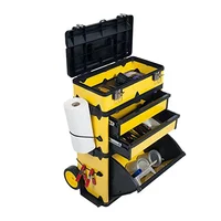 YyhcTool BoxHeavy Duty Stackable Storage Empty Tool Box Rolling Mobile Organizer Tools Case 1