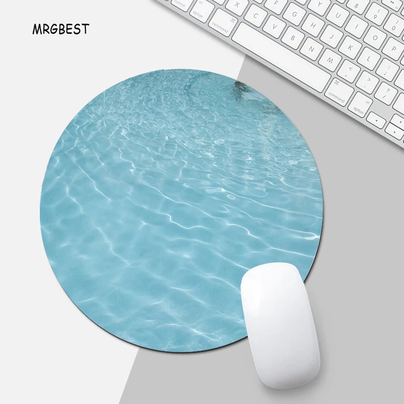 Mrgbest In Stock New Round Small Size Mousepad Nonslip Nature Rubber