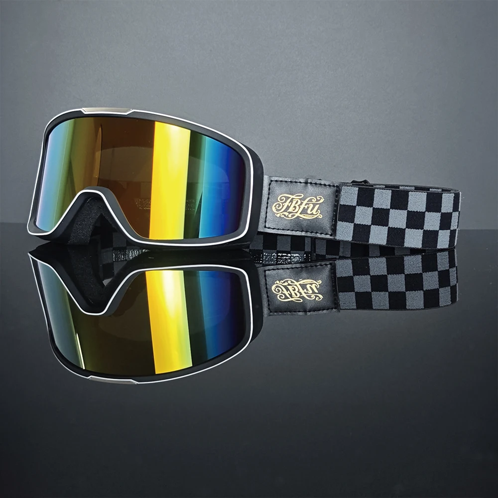 Scratch Resistant Motorbike Eyeglasses High Quality Lens Keep Clear View On Long Distance Outdoor Trip