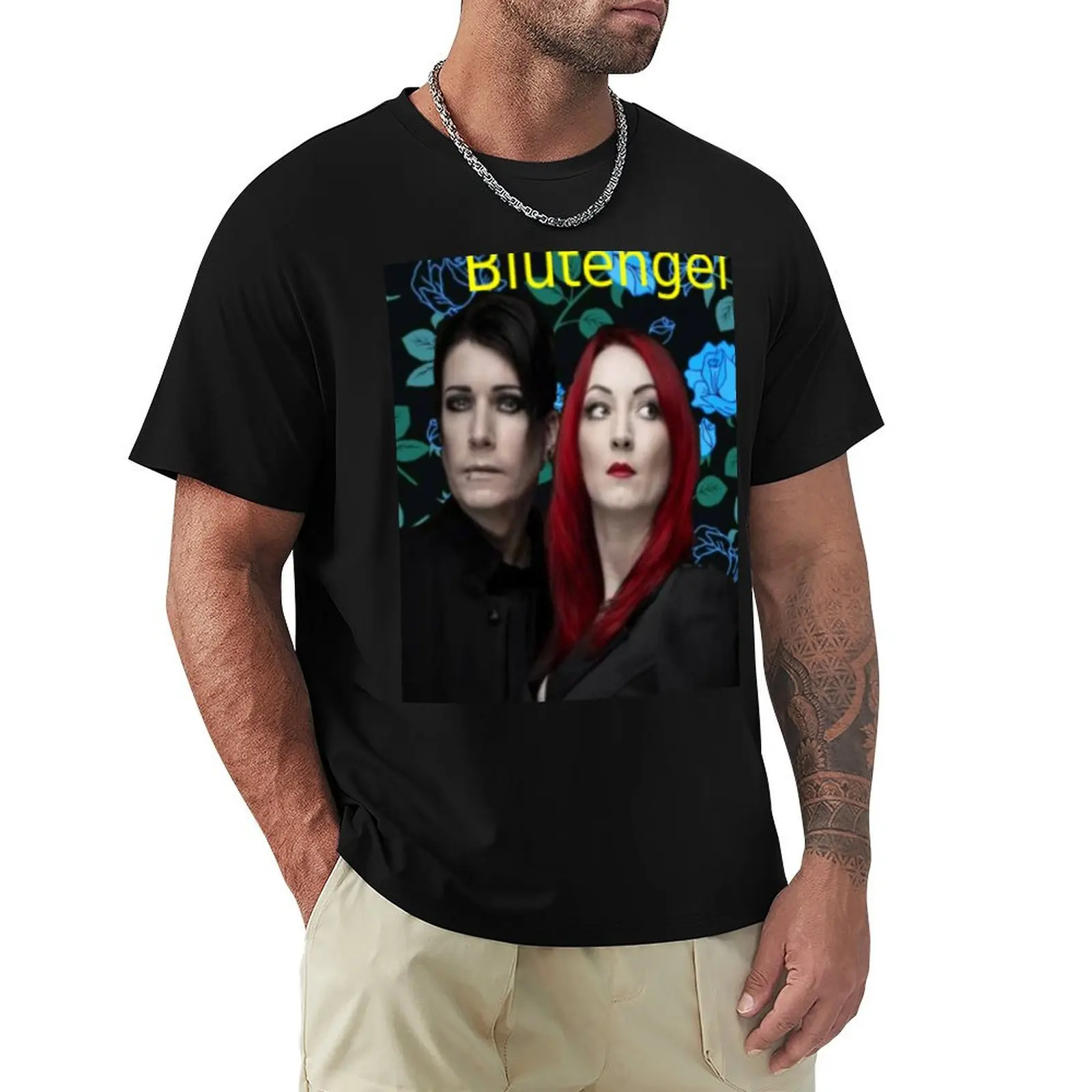 

Blutengel T-shirt anime clothes vintage fitted t shirts for men
