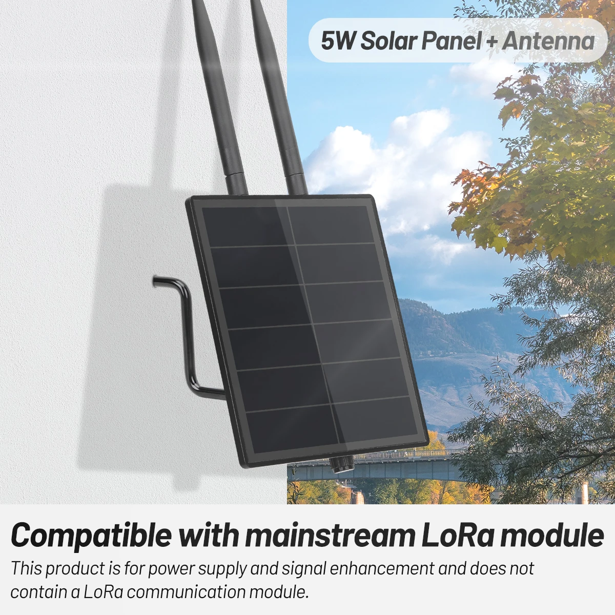 D5 Waterproof 5W Solar Panel With Battery Controller for LoRaWAN DIY RAK LoRa Co