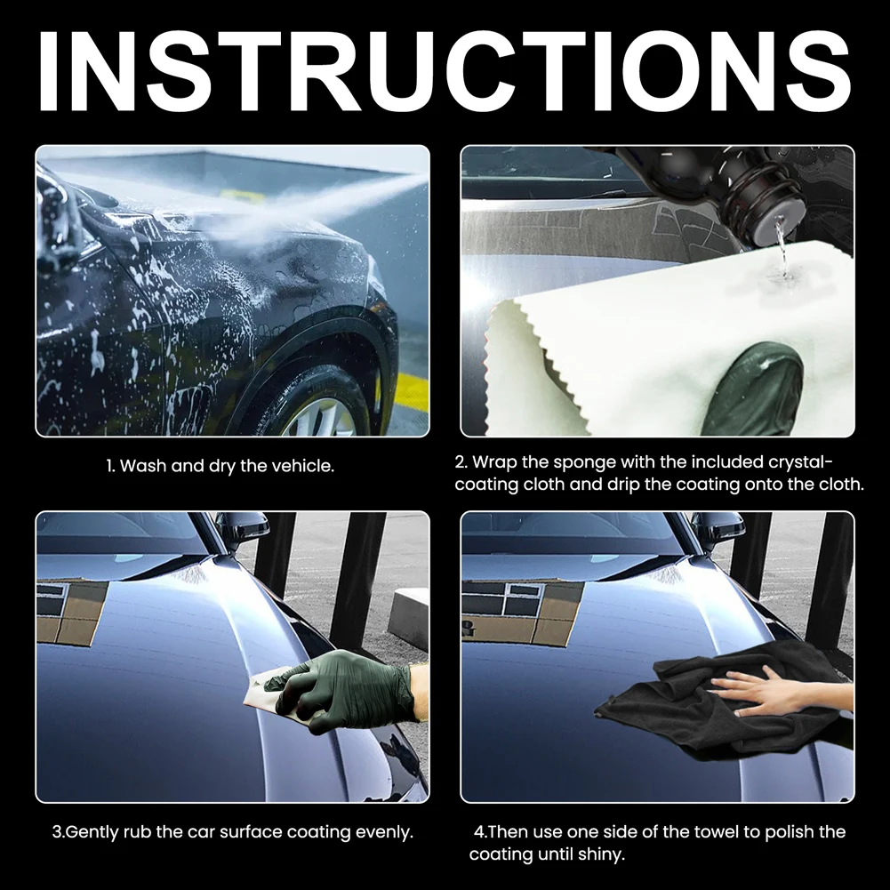 Car Scratch Remover 70ml Graphene Ceramic Coating Car Paint Care Anti Scratch Hydrophobic Maintenance Liquid