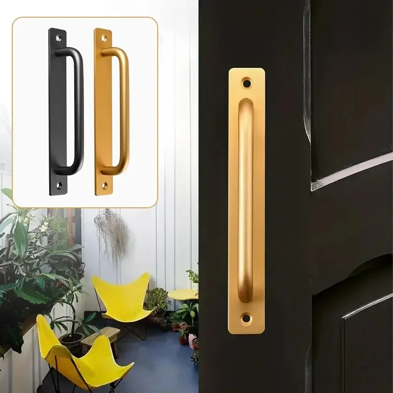 Metal Handles Cabinets Drawer Wardrobe Doors Hardware Aluminum Alloy Furniture Strip Door Handle Nordic Modern Minimalist door handles cabinet handles