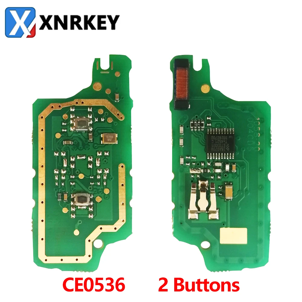 XNRKEY 2B Remote Car Key Electronic Circuit Board ASK For Peugeot 307 308 2009 408 407 207 2007 SW For Citroen C2 C3 CE0536