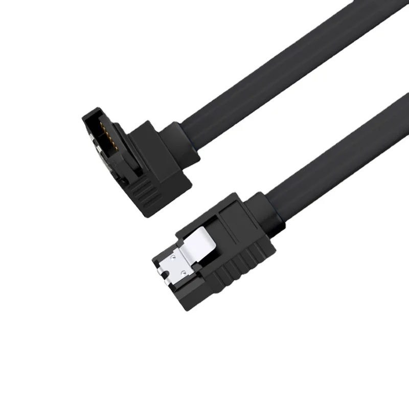 Cable SATA 3,0 a disco duro SSD HDD Sata 3, Cable recto de ángulo recto para placa base Asus MSI Gigabyte, Cable de alta velocidad