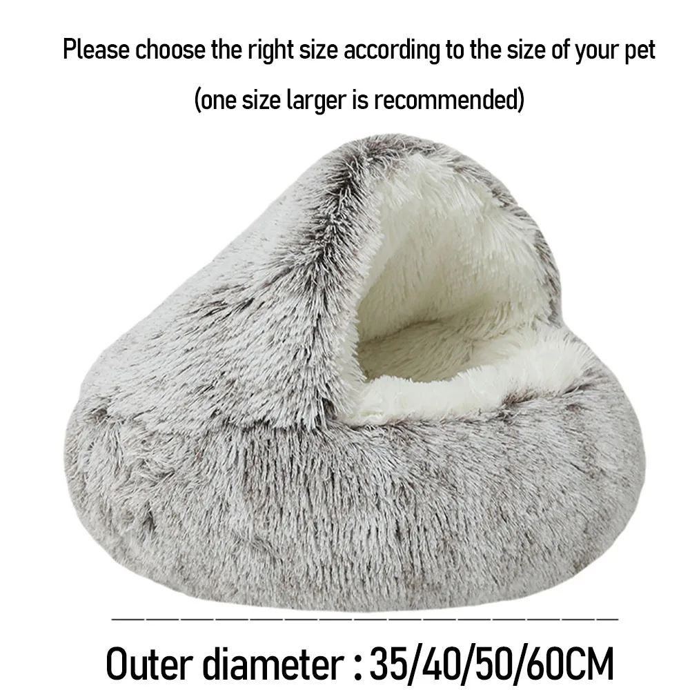 Canapé Pour Chat Doux Et Douillet - 50x40x20 Cm - Housse En Peluche Lavable - Idéal Pour Appartement Et Voyage