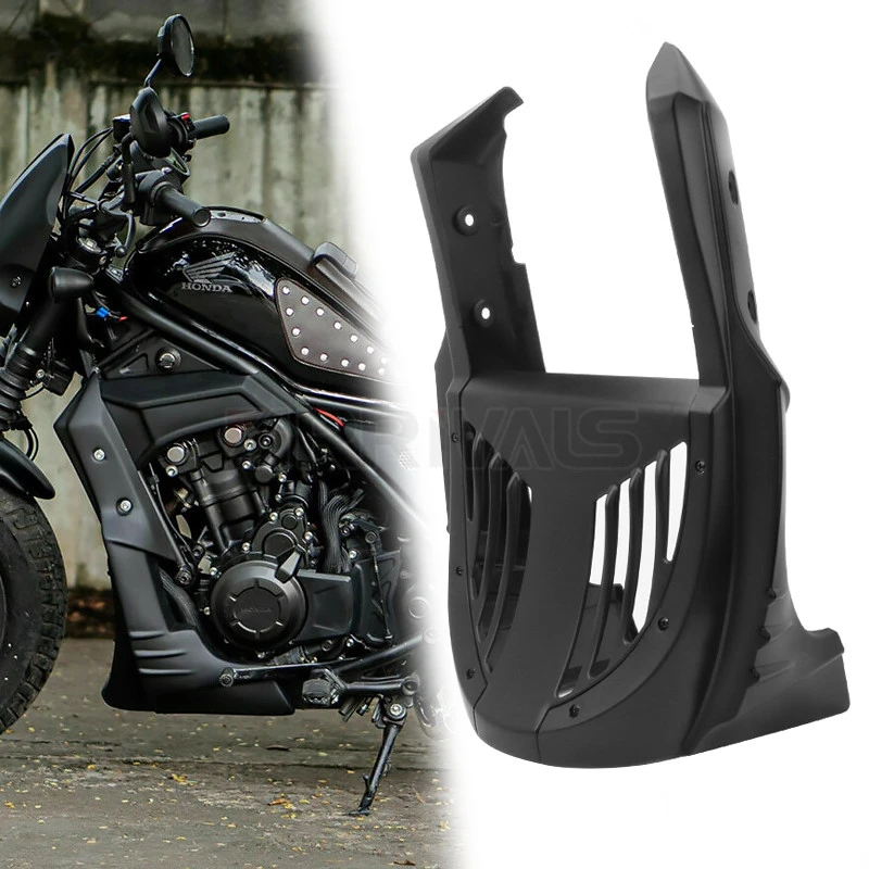 Motorcycle Front Lower Belly Pan Radiator Cover Chin Fairing Spoiler