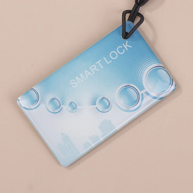 IC Card 13.56Mhz Tuya TTlock BLE Electronic Smart Door Lock Card Digital Smart Fingerprint Locks Unlock Small RFID Card 5