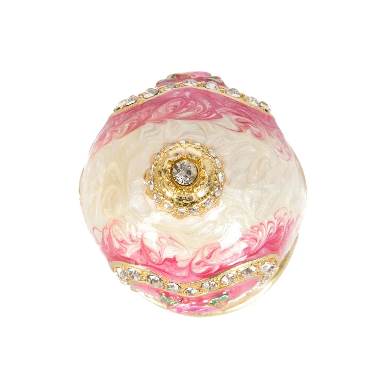 QIFU Beautiful Faberge Egg Trinket Box Craft Home Decor