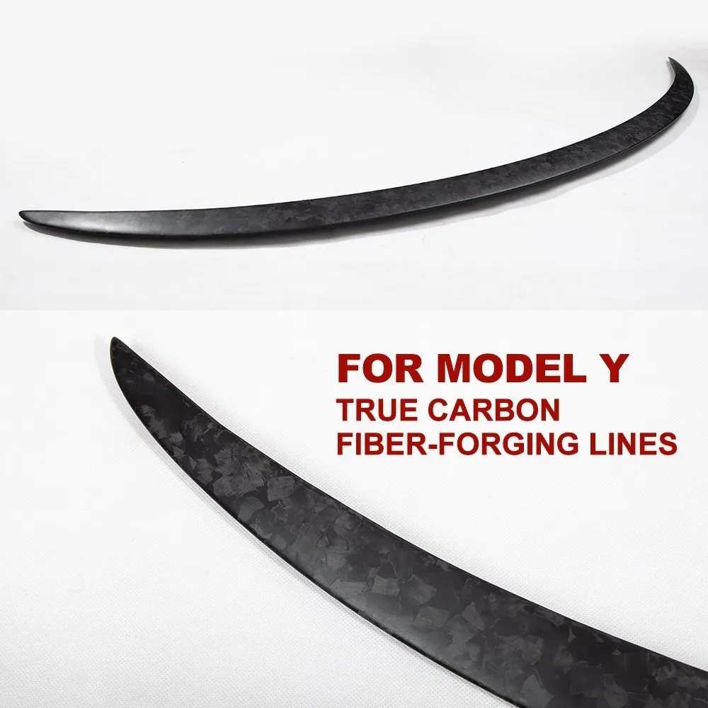 Car Rear Wing Spoiler For Tesla Model Y Model 3 Xyzplus Real Carbon Fiber Accessory