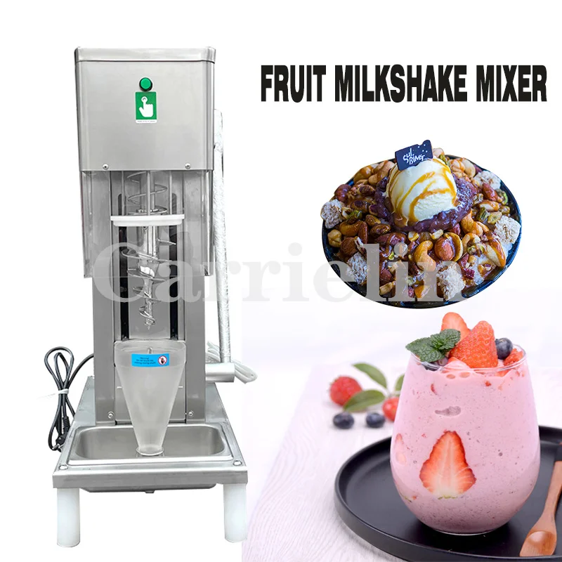 Frozen Yogurt Blending Machine Fridge to Make Milkshake Ice Cream Mixing Snowstorm Machine Stainless Steel Commercial Equipment 3