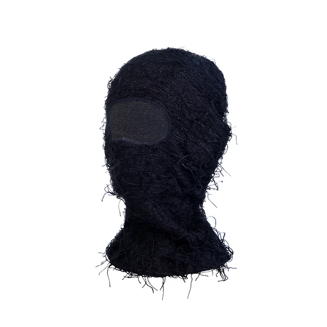 Balaclava Distressed Knitted Full Face Ski Mask Shiesty Mask Camouflage