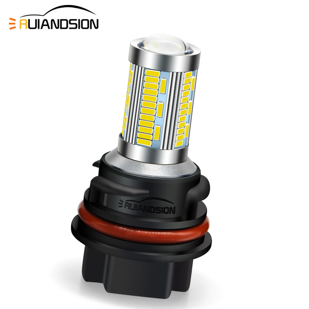 Лампа Налобная белая для мотоцикла, 9014 лм, 12 В, 24 В, 2 шт.