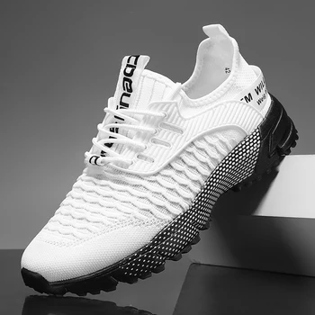 2026 Summer Men's Loafers Walking Mesh Breathable Summer Comfortable Casual Shoes Sneakers Zapatillas Hombre Men Running Shoes 1