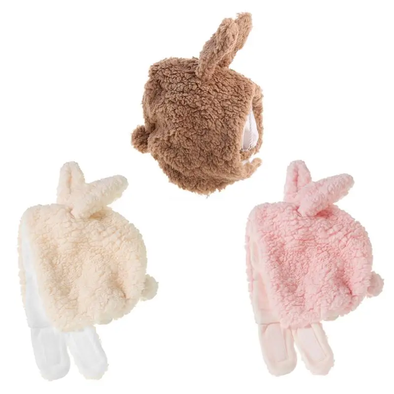 

Autumn Winter Baby Warm Plush Beanie Cap Windproof Ear for Protection Warm