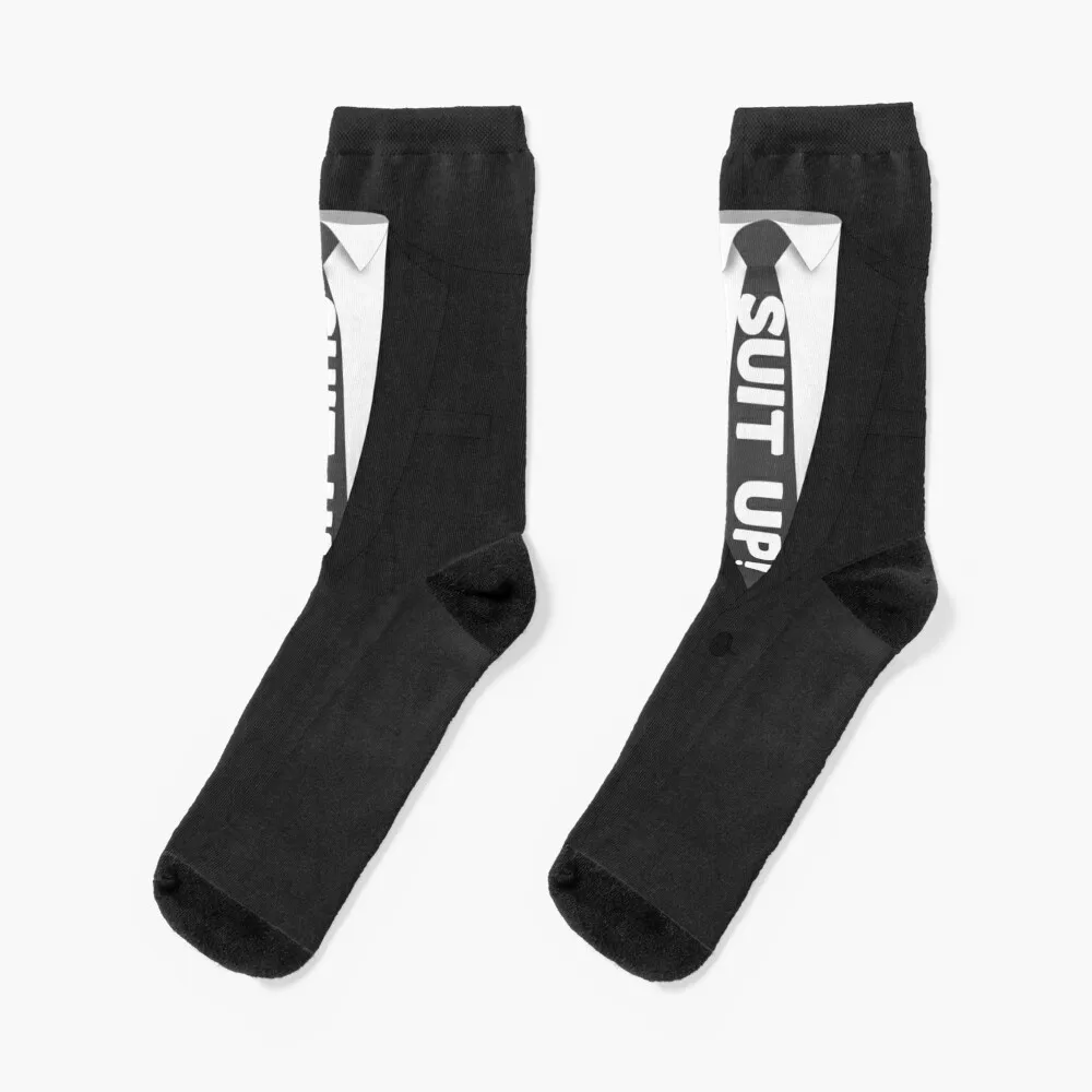 SUIT UP! Socks custom sports christmass gift Designer Man Socks Women's