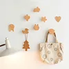 1PCS Solid Wood Hooks Cute Room Decor Animal Hook Wall Hanging Key Coat Hook Home Decoration Hanger Bathroom Kitchen Accessories 4