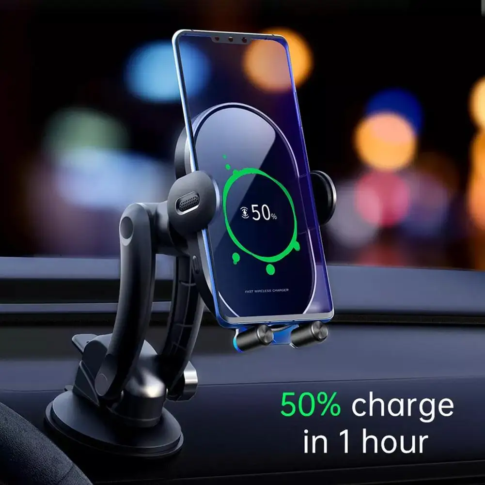 

Беспроводное зарядное устройство, умный инфракрасный индукционный держатель, совместимый с Ios Android, Прямая поставка