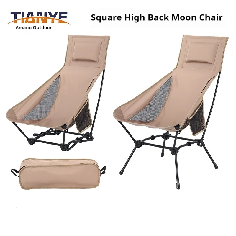 Outdoor Camping Tables, Chairs, Folding Backrests, Lounge Chairs, Beach Chairs, Leisure Space Chairs, High Back Moon Chairs 1