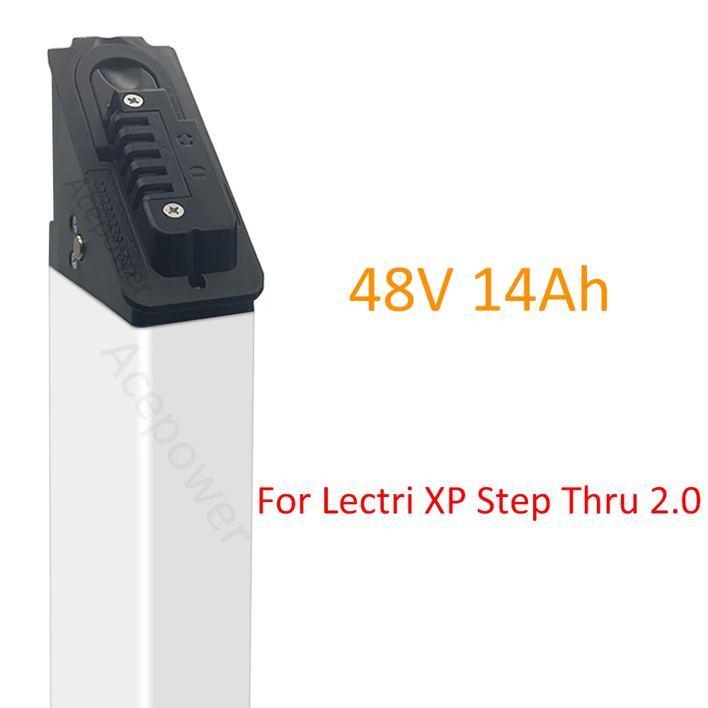 For Lectri XP 2.0 Lectri XP Step Thru 2.0 Ebike Battery 48V 10.4Ah 12.8Ah 14Ah Battery for Lectri XP 2.0 Lectri XP Step Thru 2.0 — army green
