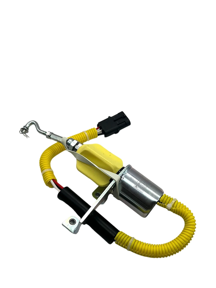 

Yc Yuchai flameout switch 24V fuel cut-off solenoid valve Excavator flameout switch 4942879 Loader accessories