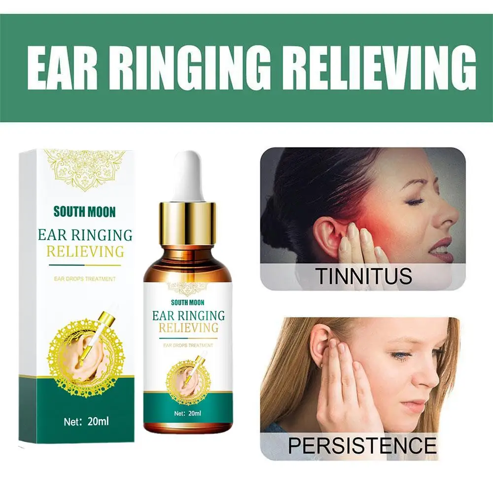 New Tinnitus Ear Drops Ear Ringing Gentle Relieving Health Discharge Care Tinnitus Fluid Ear Ear Deafness Swelling Otitis Care images - 6