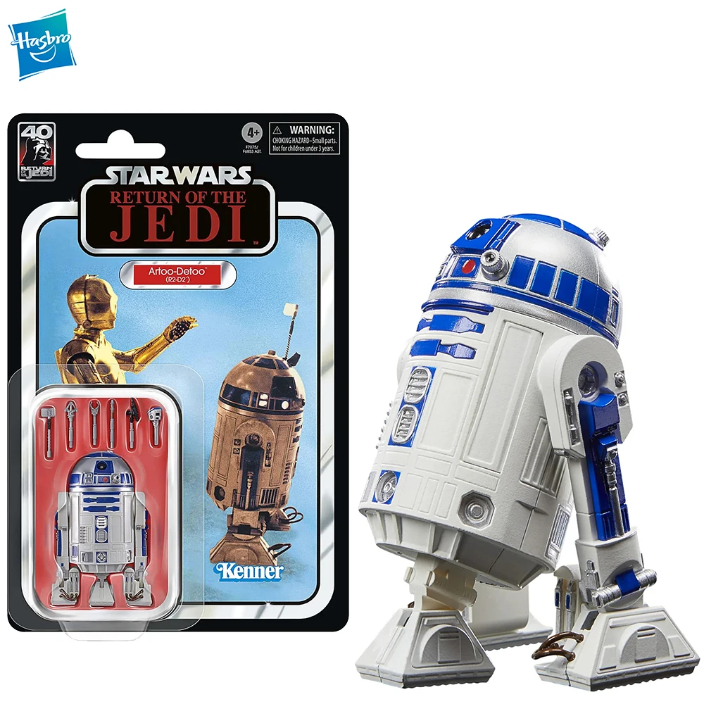 

[In-Stock] Hasbro Star Wars The Black Series Return of the Jedi 40th Anniversary Artoo Detoo R2-D2 6-Inch Action Figure Toys