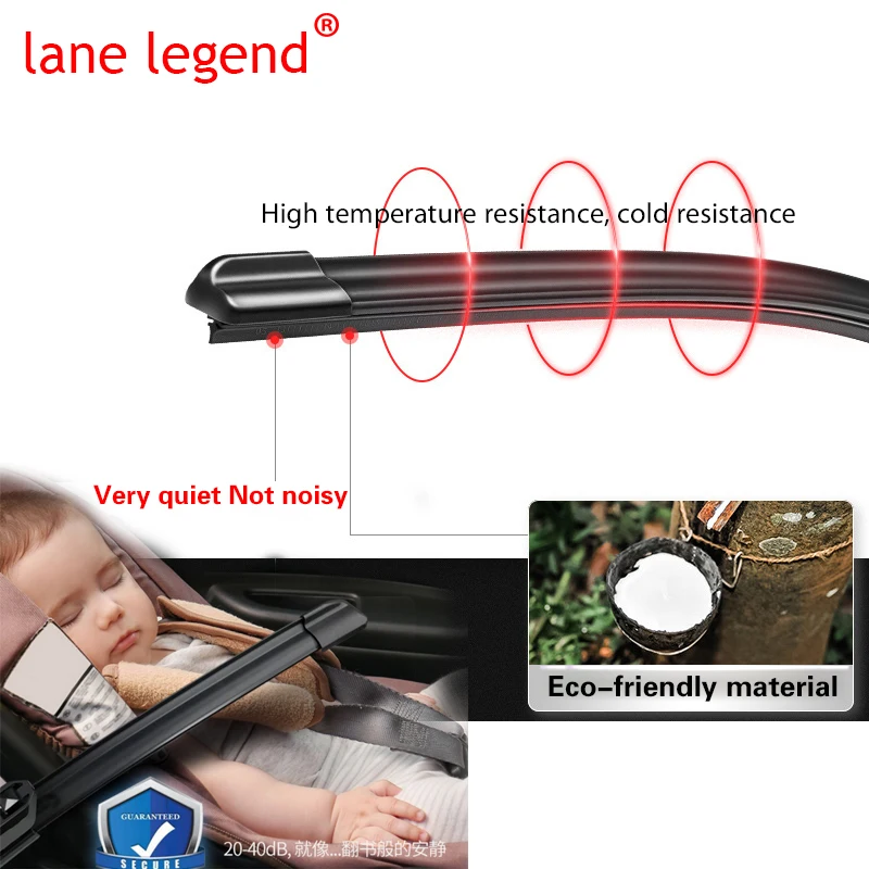 Lane Legend-limpiaparabrisas delantero para Citroën C3 MK3, 2016, 2017, 2018, 2019, 2020, 2021, 2022, accesorios de corte