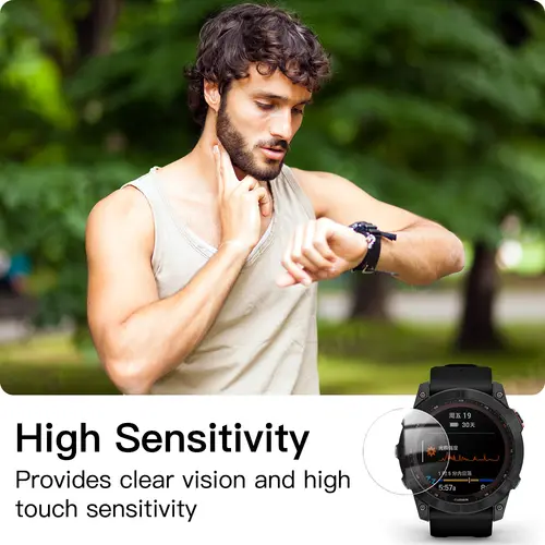9H Tempered Glass For Garmin Fenix 8 7X 6X Pro 7 6 7S 6S 5 5S Solar AMOLED Screen Protector Glass Anti-scratch Film Accessories - Image 6