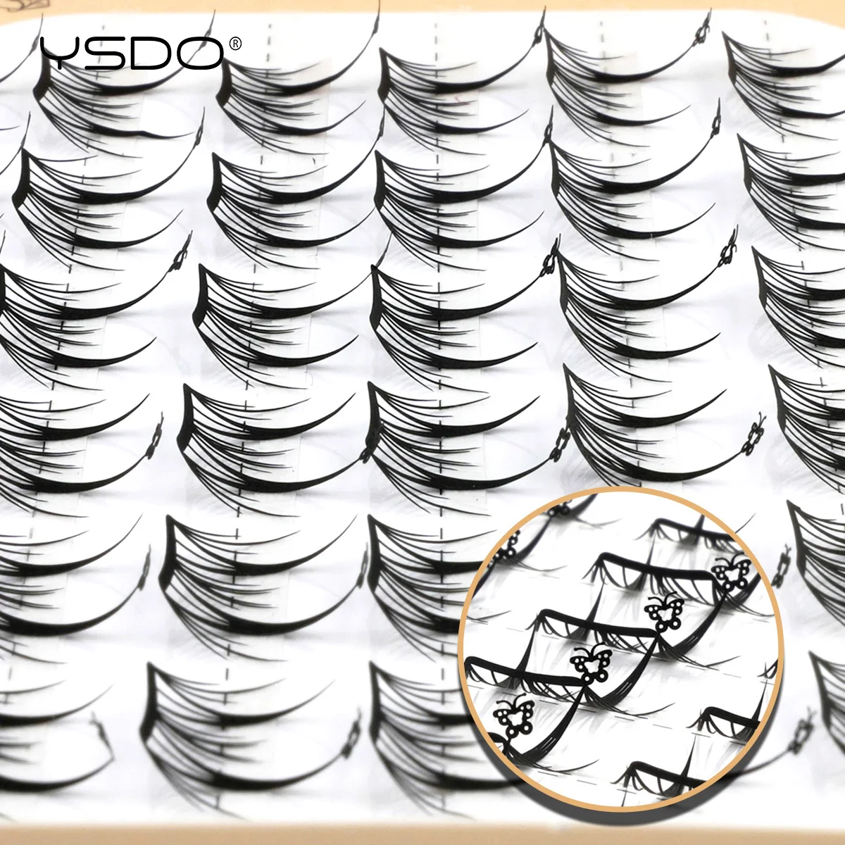 Black Individual Lash Clusters Eyelash Extension Soft Lashes