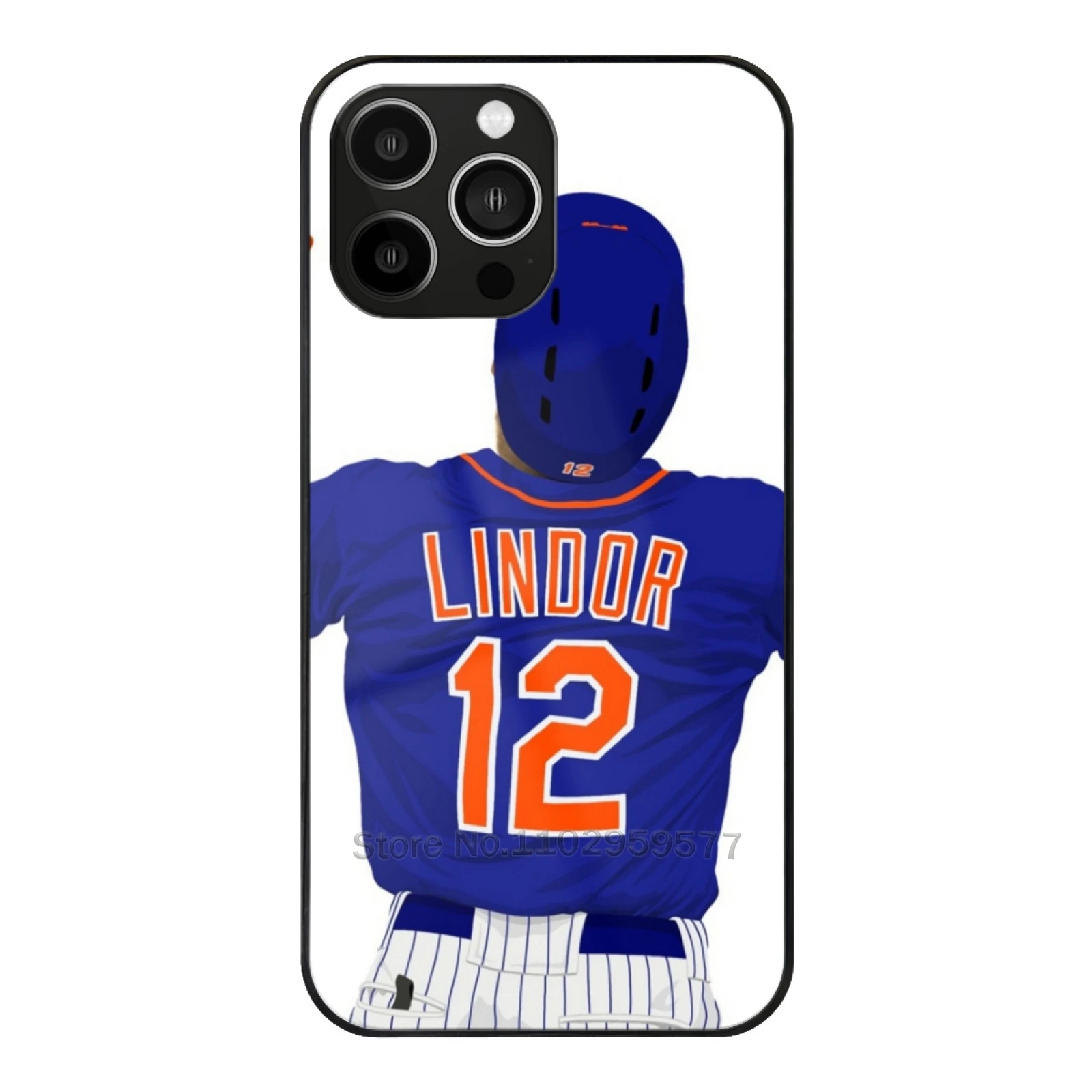 

Francisco Lindor 12 Tempered Glass Case For Iphone 11 12 13 14 15 Pro Max Mini 7 8 X Xr Xs Plus Phone Cover Francisco Lindor