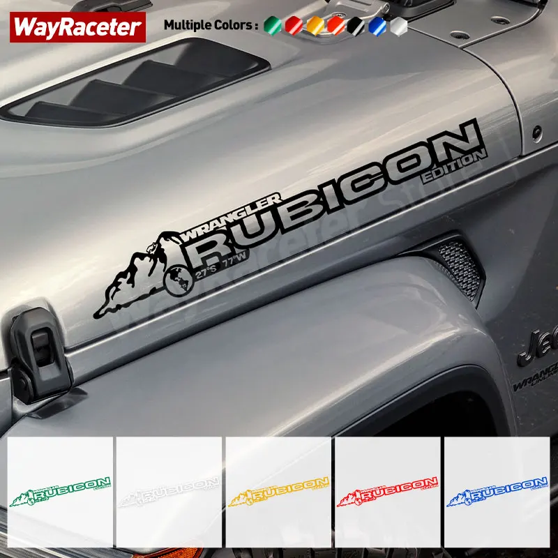送料無料 JEEP WRANGLER RUBICON Decal Sticker ジープ ラングラー ロゴ ステッカー デカール ホワイト 2枚セット 1 Pc Reflective Hood Side Sticker Engine Cover Mountain Rubicon Unlimited  Edition Vinyl Decal For Jeep Wrangler JL JK TJ YJ - AliExpress