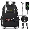 NinjaKidz Kids Backpack Boy Girl school bag Cartoon Ninja Kidz large capacity school backpack Fashion USB Laptop Bagpackag 6