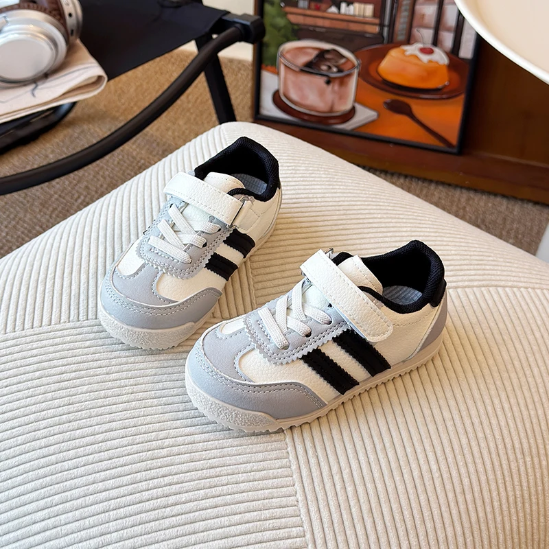 Children's Sneakers for Boy 2025 New Girls School Casual Shoes Fashion Running Non-slip Kids Sports Shoes Soft Bottom Patchwork 4