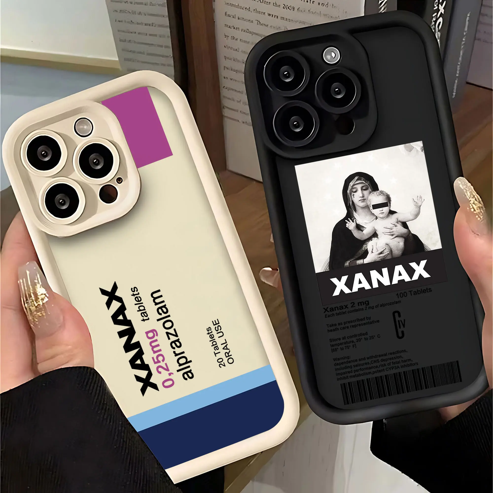 Etui na telefon XANAX Chill Pill do iPhone 16 15 14 13 12 11